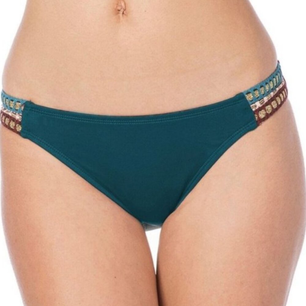 La Blanca Running Stitch Hipster Bikini Bottoms